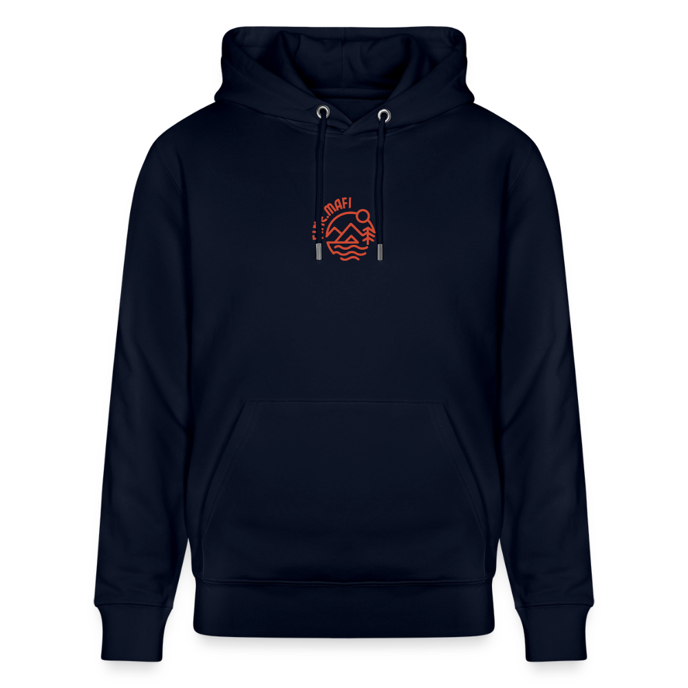 Vanlife Unisex Bio-Hoodie Firepit - Navy