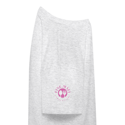 Food Couture Frauen Boxy Bio-T-Shirt - Weiß meliert