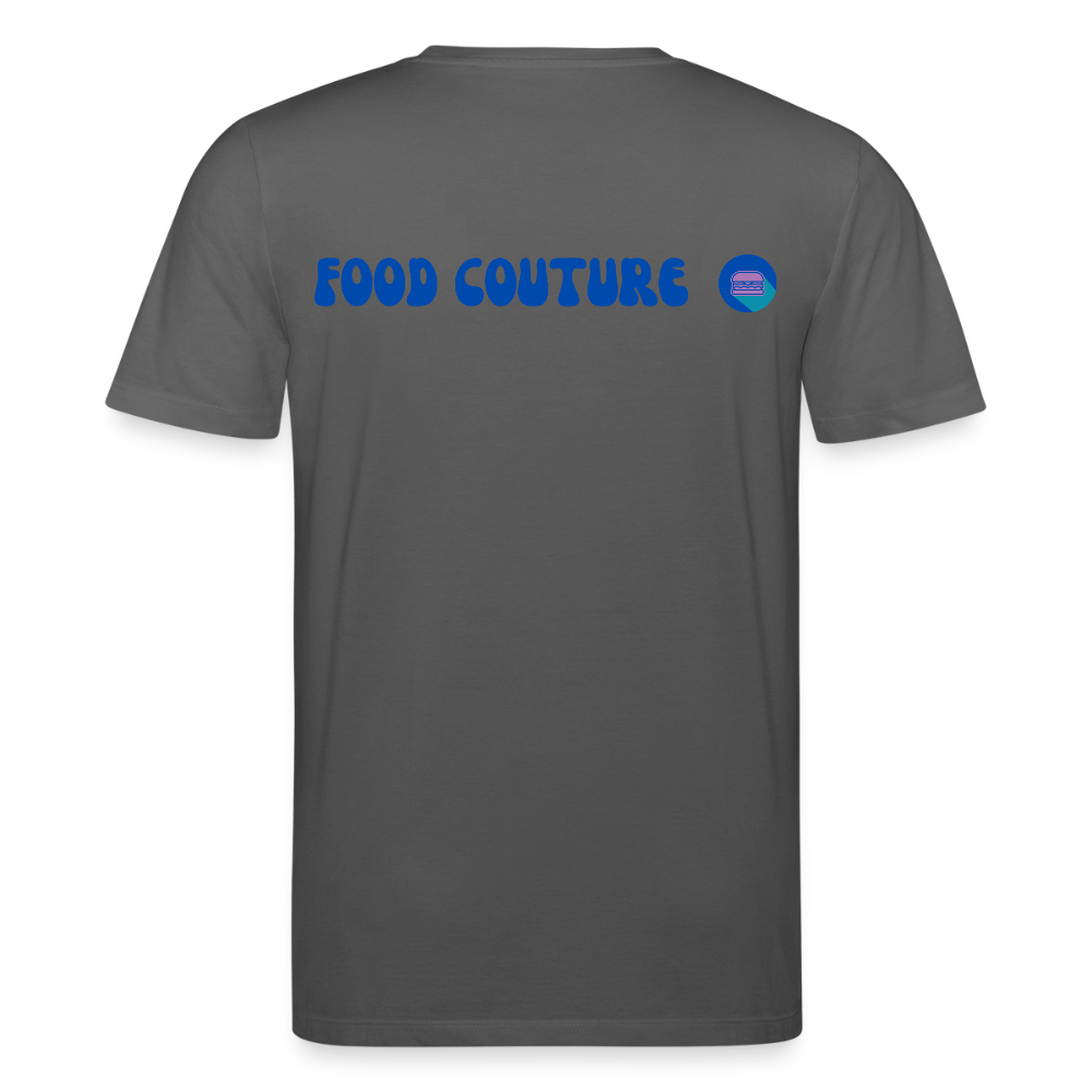 Food Couture Unisex Bio-T-Shirt - Anthrazit