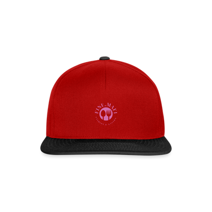 Snapback Cap FINE.MAFI - Rot/Schwarz