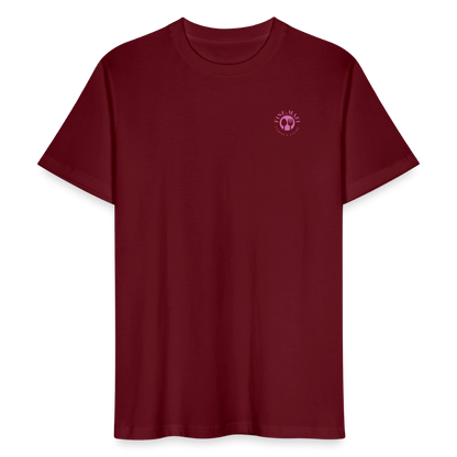FOOD LOVE Männer Bio-T-Shirt CW - Burgunderrot