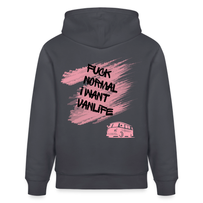 Vanlife Unisex Bio-Hoodie F.CK Normal - Indigoblau