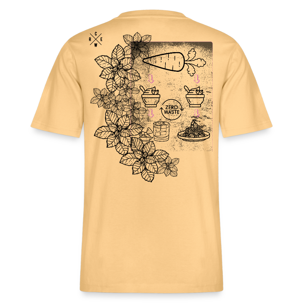FINE.MAFI Relaxed Fit Unisex Bio-T-Shirt Zero Waste - Hellgelb