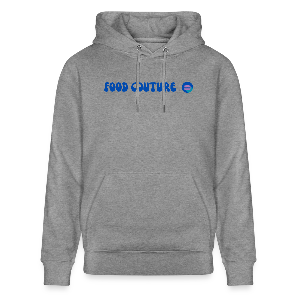 Food Couture Unisex Bio-Hoodie - Hellgrau marmoriert