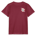 GASTROKIDS Kinder T-Shirt FOOD PLANET - Burgunderrot