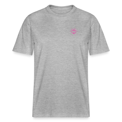 FINE.MAFI Relaxed Fit Unisex Bio-T-Shirt Zero Waste - Grau meliert