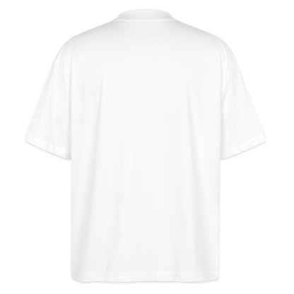 FINE MAFI Oversized Unisex Bio T-Shirt Mise En Place Heart - Weiß