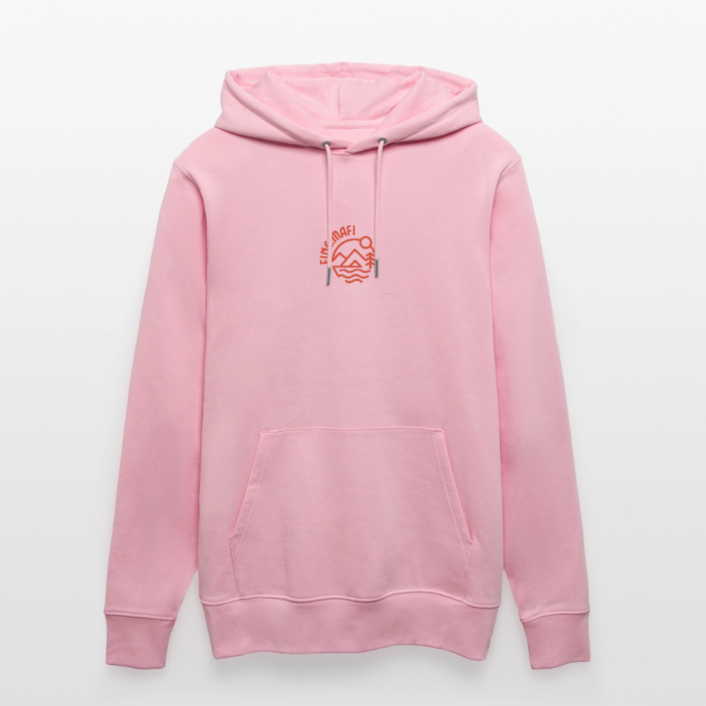 Vanlife Unisex Bio-Hoodie Firepit - Hellrosa
