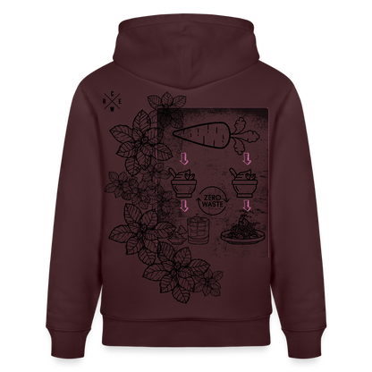 FINE.MAFI Unisex Bio-Hoodie Zero Waste - Maroon