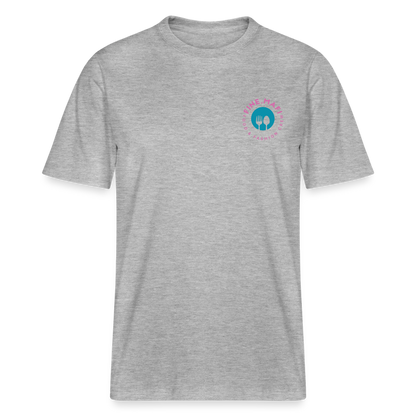 FINE.MAFI Relaxed T-Shirt CREW - Grau meliert