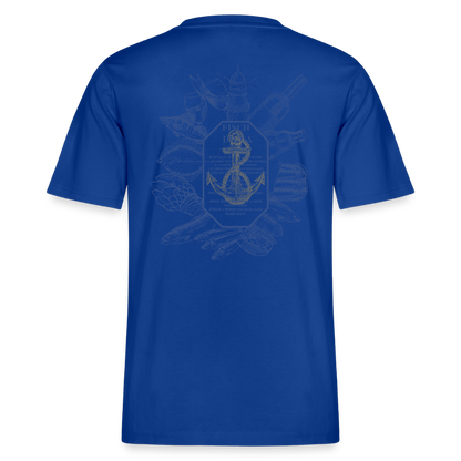 FOOD LOVE Relaxed Fit Unisex Bio-T-Shirt DIGGA - Dunkelblau