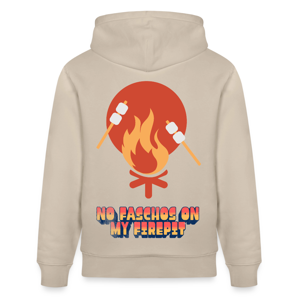 Vanlife Unisex Bio-Hoodie Firepit - Beige