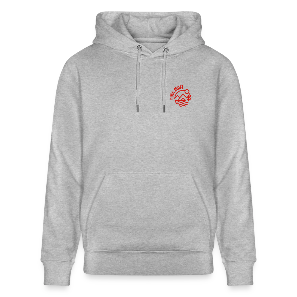Vanlife Unisex Bio-Hoodie Sushi - Grau meliert