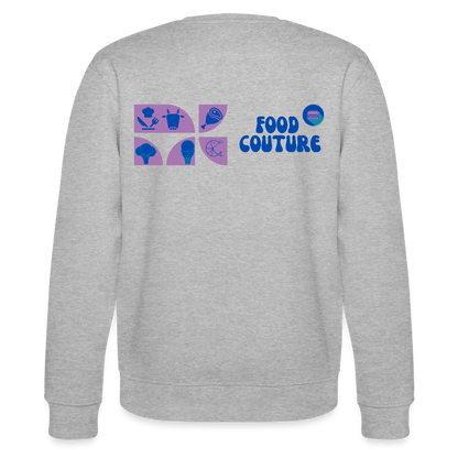 Food Couture Unisex Bio-Sweatshirt - Grau meliert