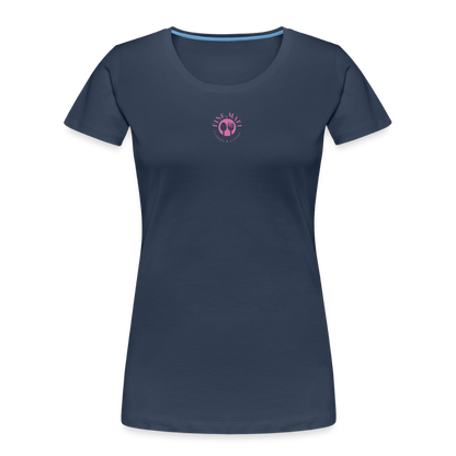 FINE.MAFI Frauen Premium Bio T-Shirt Zero Waste - Navy