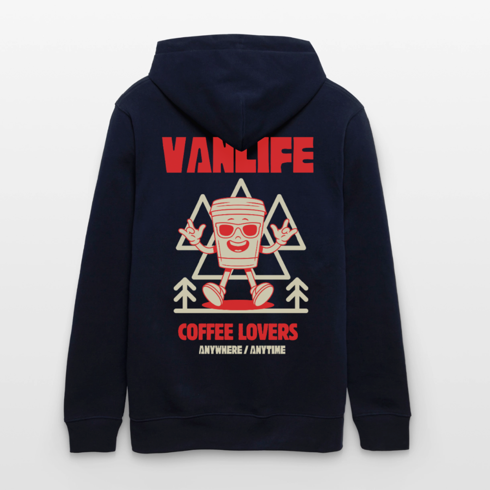 Vanlife Unisex Bio-Hoodie Coffee - Navy