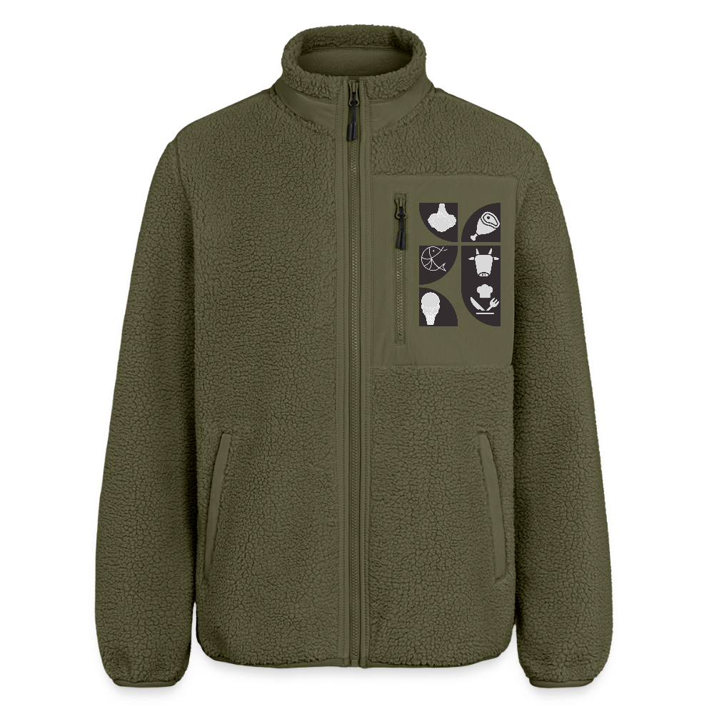 Food Couture Unisex Sherpajacke - Khaki