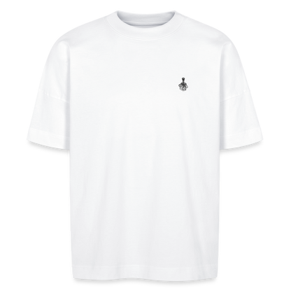 FINE.MAFI Unisex Oversize Bio-T-Shirt CREW - Weiß