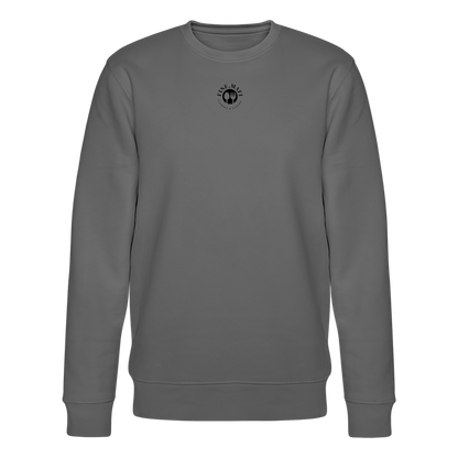 FOOD LOVE Unisex Oversize Bio-Sweatshirt Hummus - Anthrazit