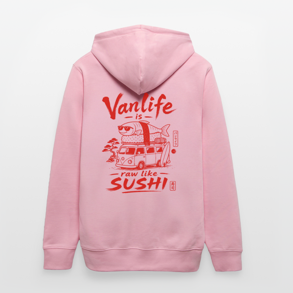 Vanlife Unisex Bio-Hoodie Sushi - Hellrosa