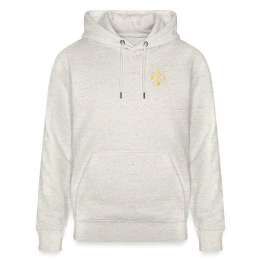 FINE.MAFI Relaxed Hoodie CREW - Beige meliert