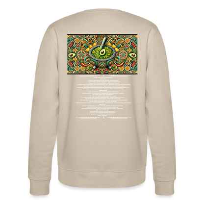 FOOD LOVE Unisex Bio-Sweatshirt Guaca - Beige