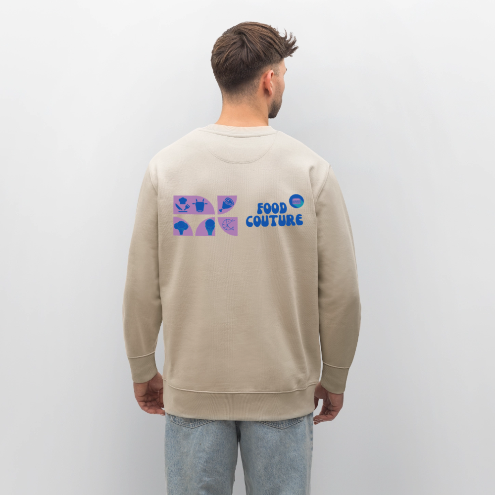 Food Couture Unisex Bio-Sweatshirt - Beige