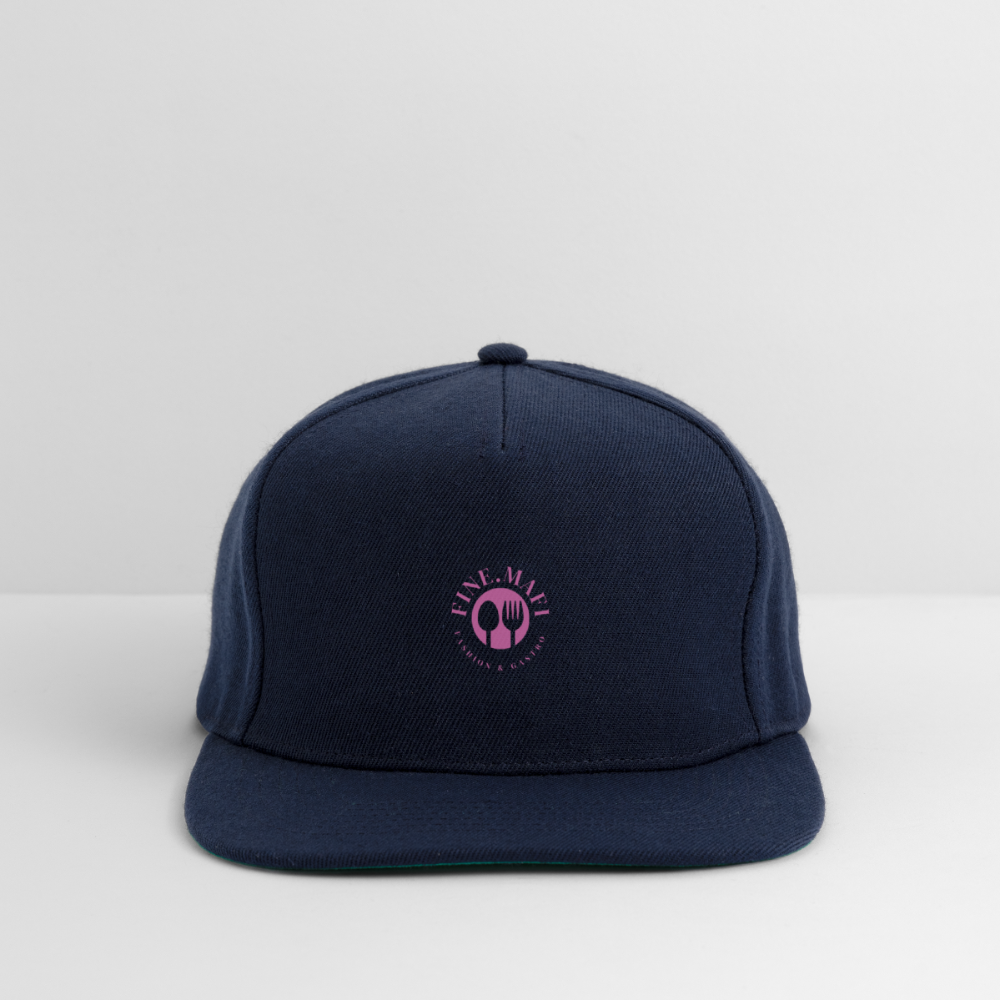 FINE.MAFI Crew Snapback Cap - Navy/Navy