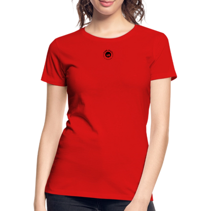 Frauen Premium Bio T-Shirt Hummus - Rot