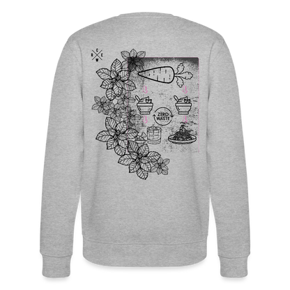 FINE.MAFI Unisex Bio-Sweatshirt Zero Waste Crew - Grau meliert