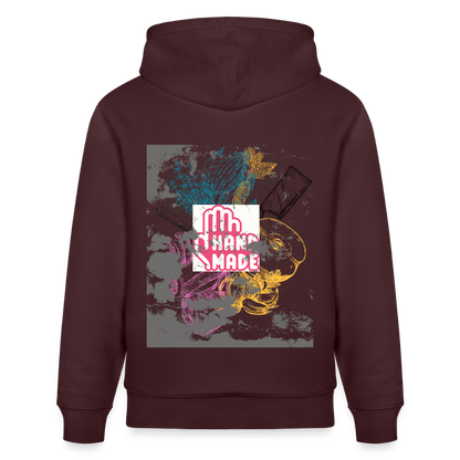 FINE.MAFI Bio Relaxed Hoodie CREW - Maroon