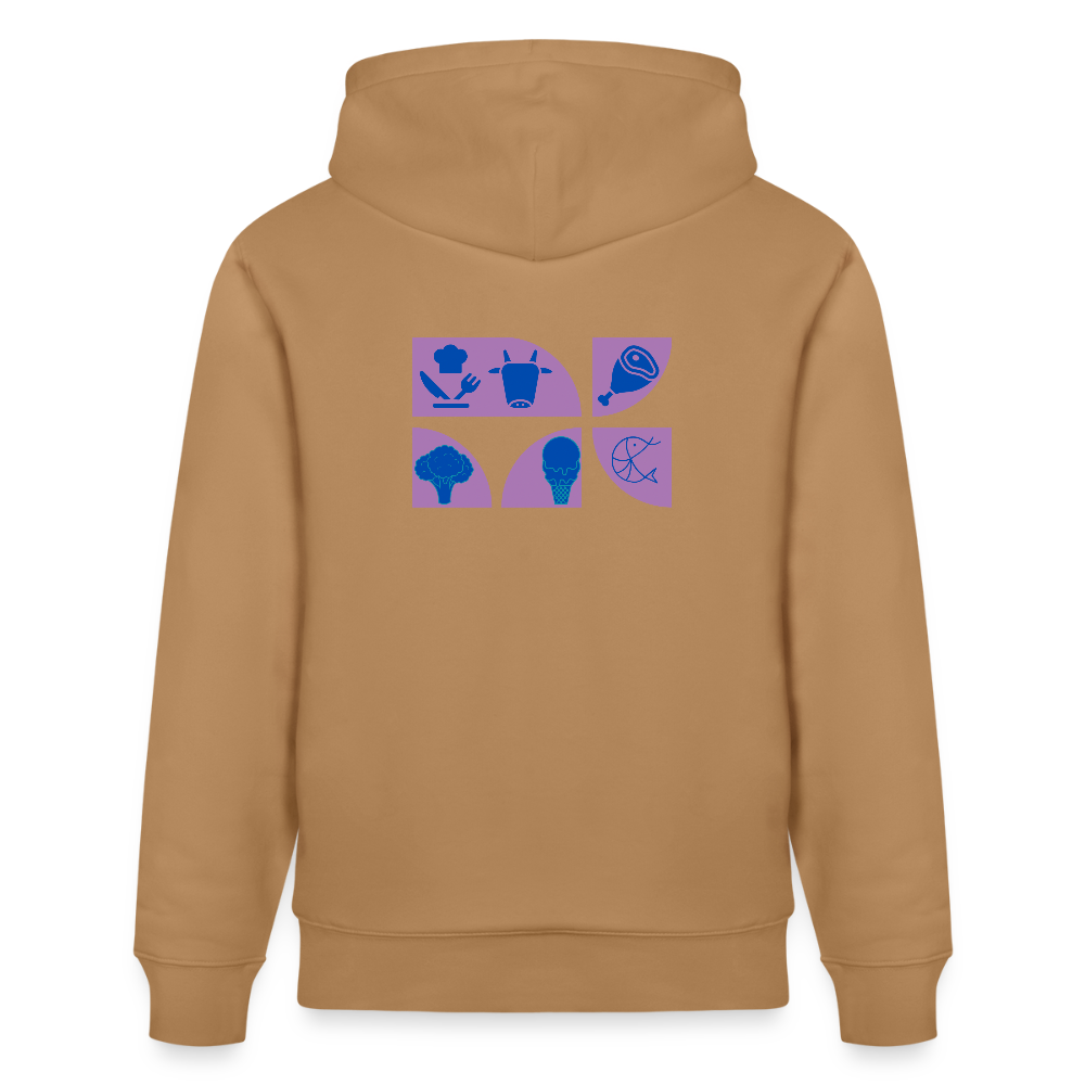 Food Couture Unisex Bio-Hoodie - Karamell 