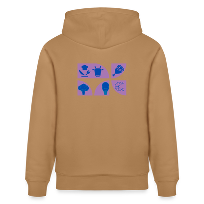 Food Couture Unisex Bio-Hoodie - Karamell 