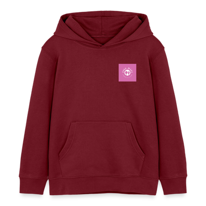 Stanley/Stella Kinder Bio-Hoodie Mini Cruiser - Burgunderrot