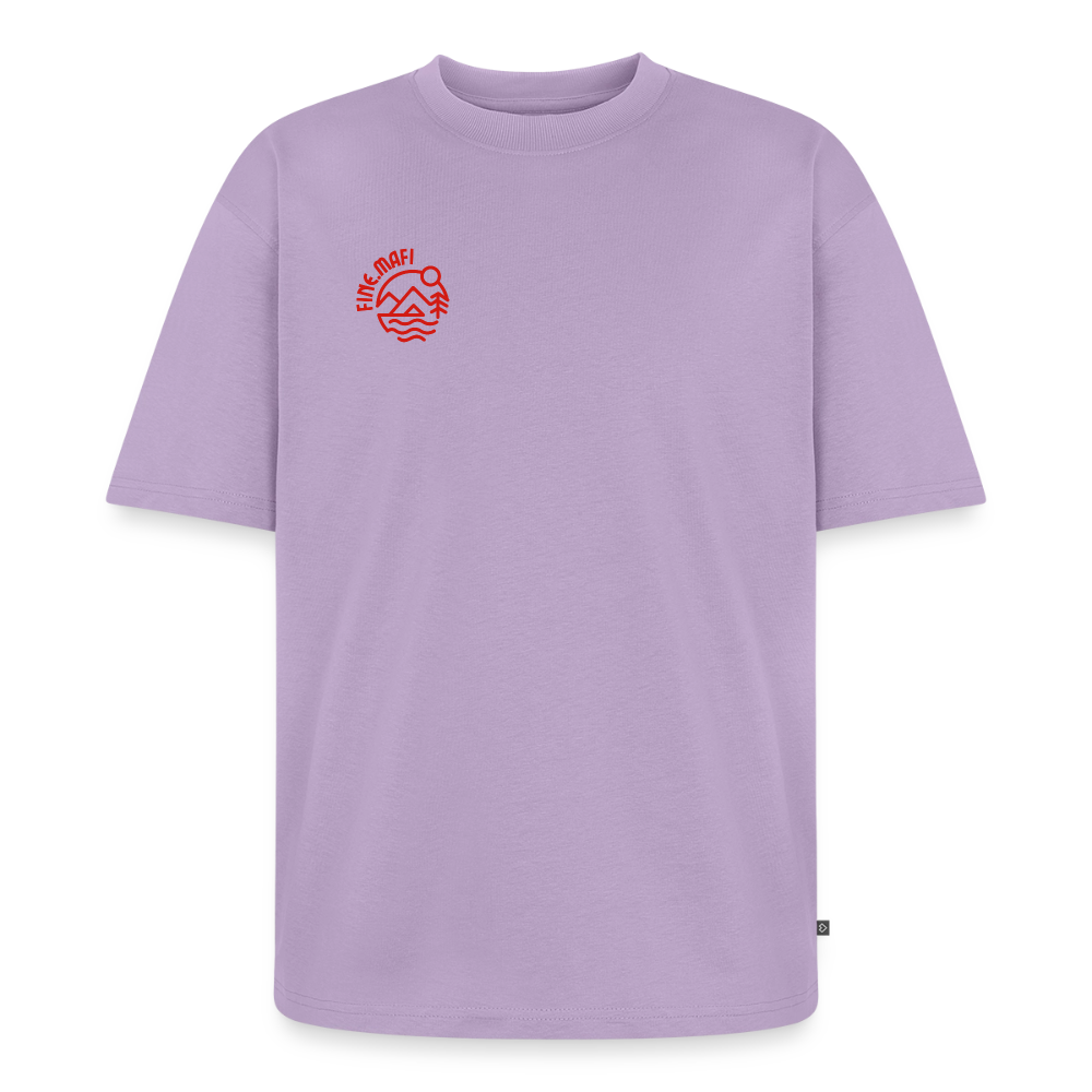 Vanlife Unisex Premium Oversized Bio T-Shirt Coffee - Lavendel