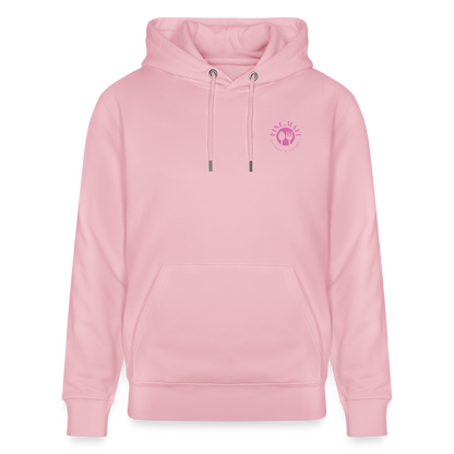 FOOD LOVE Unisex Bio-Hoodie DIGGA - Hellrosa