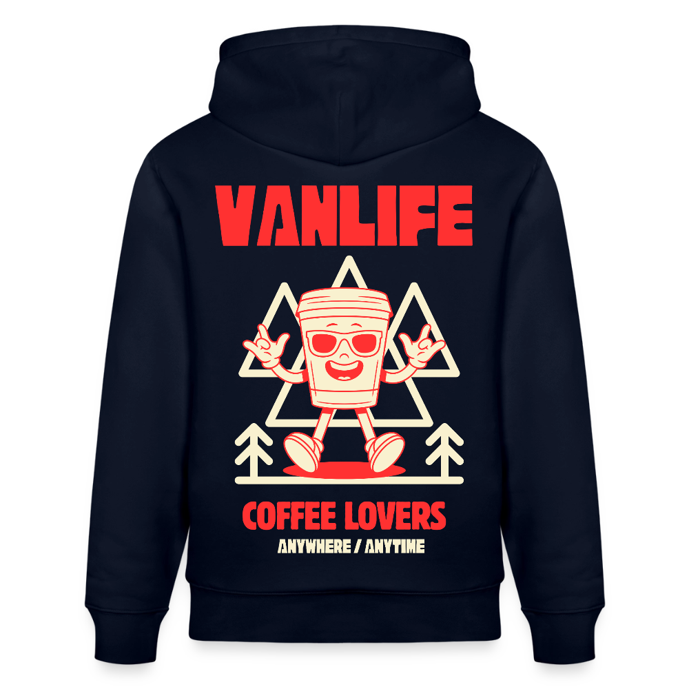 Vanlife Unisex Bio-Hoodie Coffee - Navy