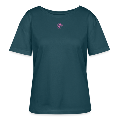 FOOD LOVE Frauen Bio-T-Shirt CW - Dunkles Petrol