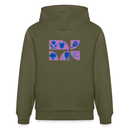 Food Couture Unisex Bio-Hoodie - Khaki Grün