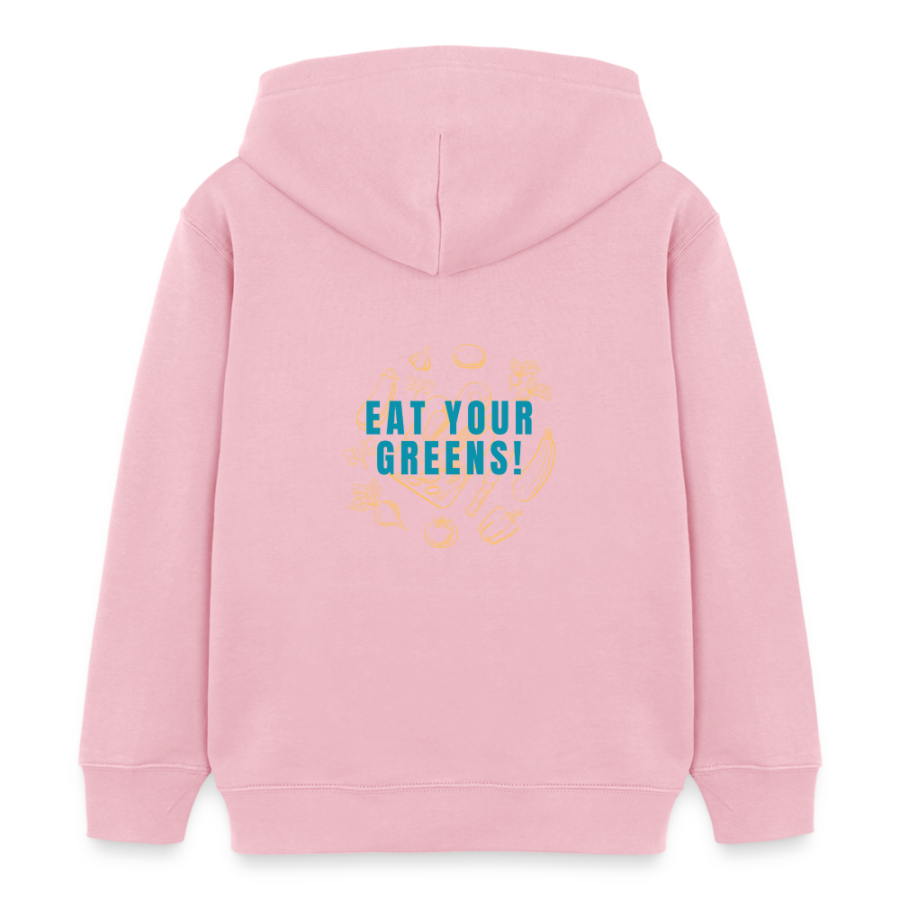 GASTROKIDS Kinder Bio-Hoodie CREW - Hellrosa