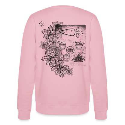 FINE.MAFI Unisex Bio-Sweatshirt Zero Waste Crew - Hellrosa