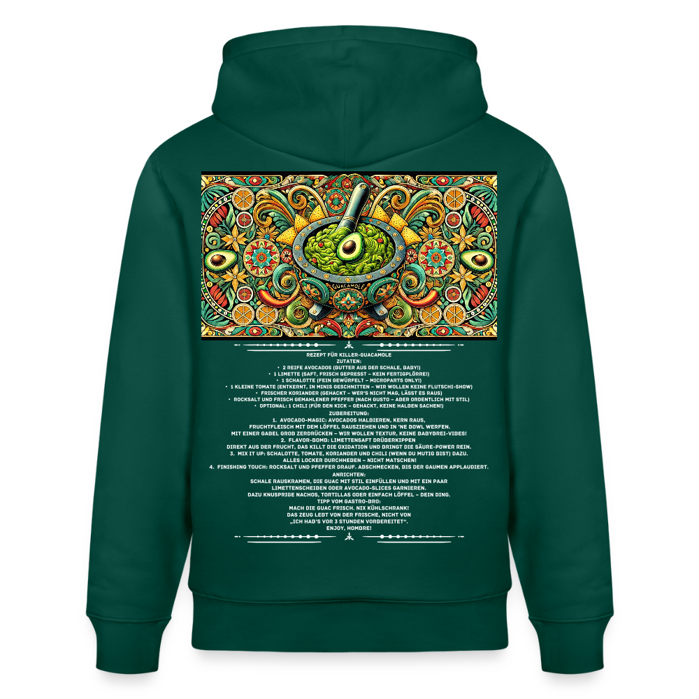 FOOD LOVE Unisex Bio-Hoodie Guaca - Forest