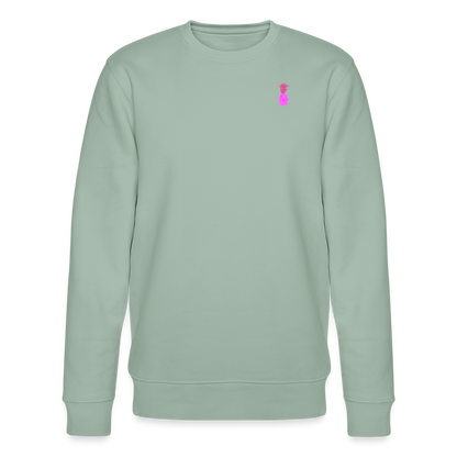 FINE.MAFI Bio Relaxed Crew Neck Sweatshirt - Helles Graugrün