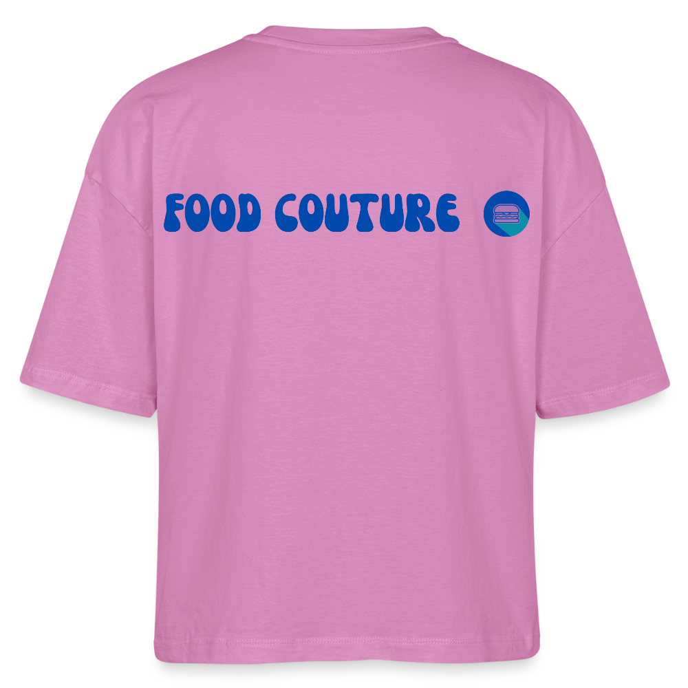 Food Couture Frauen Boxy Bio-T-Shirt - Pink