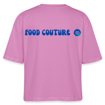 Food Couture Frauen Boxy Bio-T-Shirt - Pink