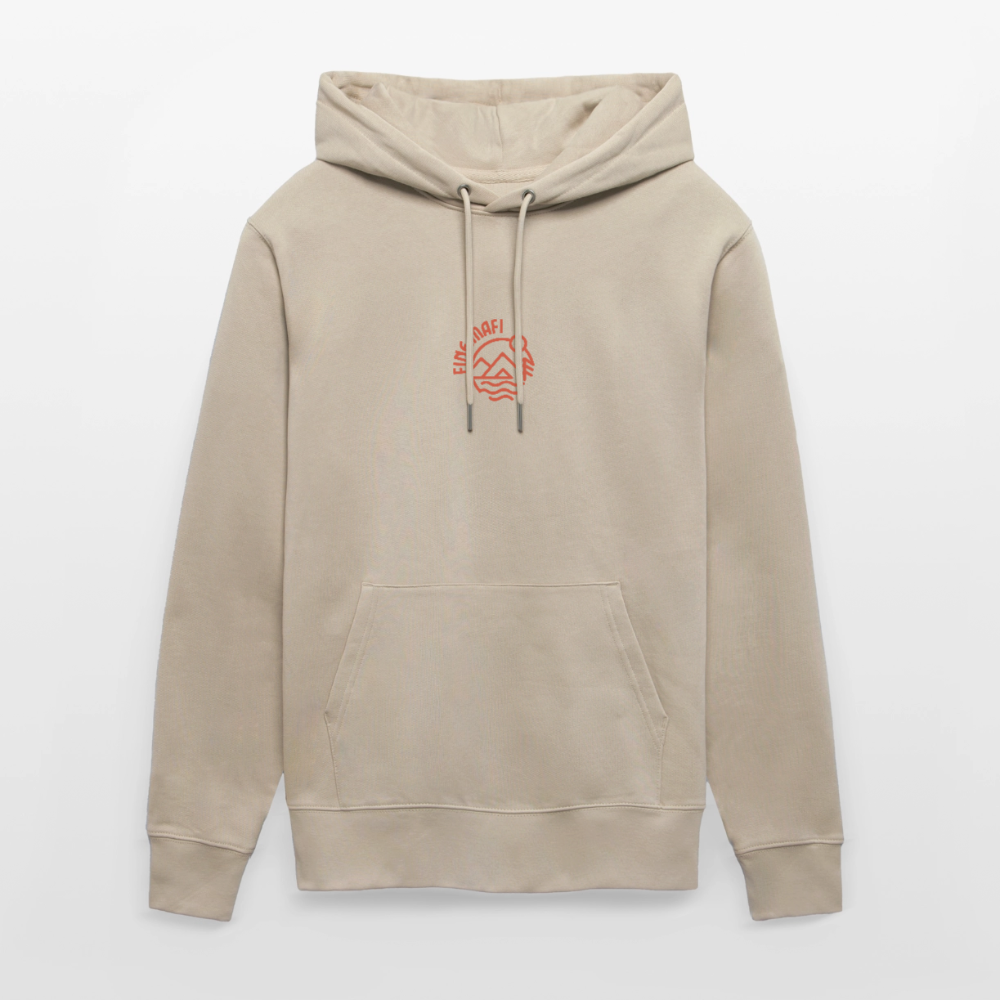 Vanlife Unisex Bio-Hoodie Firepit - Beige