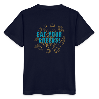 GASTROKIDS Kinder T-Shirt FOOD PLANET - Navy