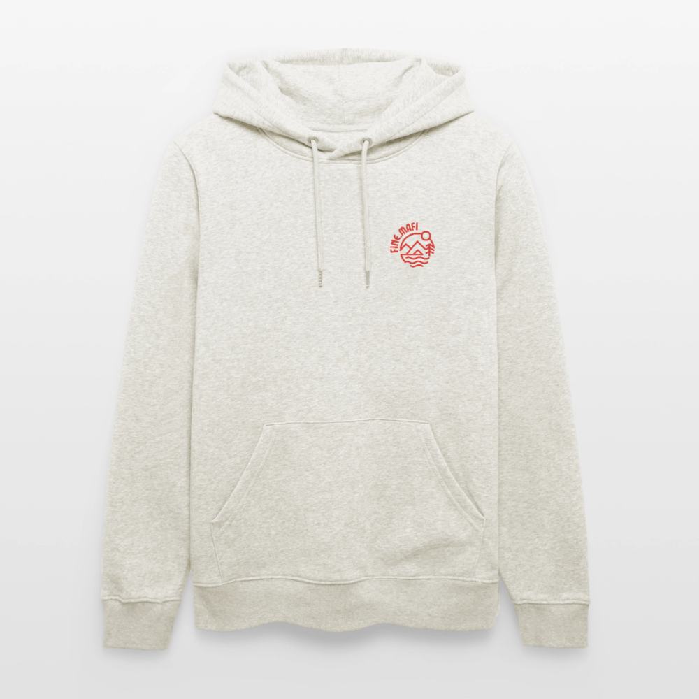 Vanlife Unisex Bio-Hoodie Sushi - Beige meliert