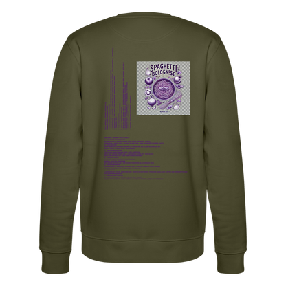 FOOD LOVE Collection Unisex Bio-Sweatshirt Bolo - Khaki