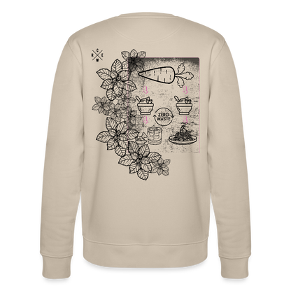 FINE.MAFI Unisex Bio-Sweatshirt Zero Waste Crew - Beige